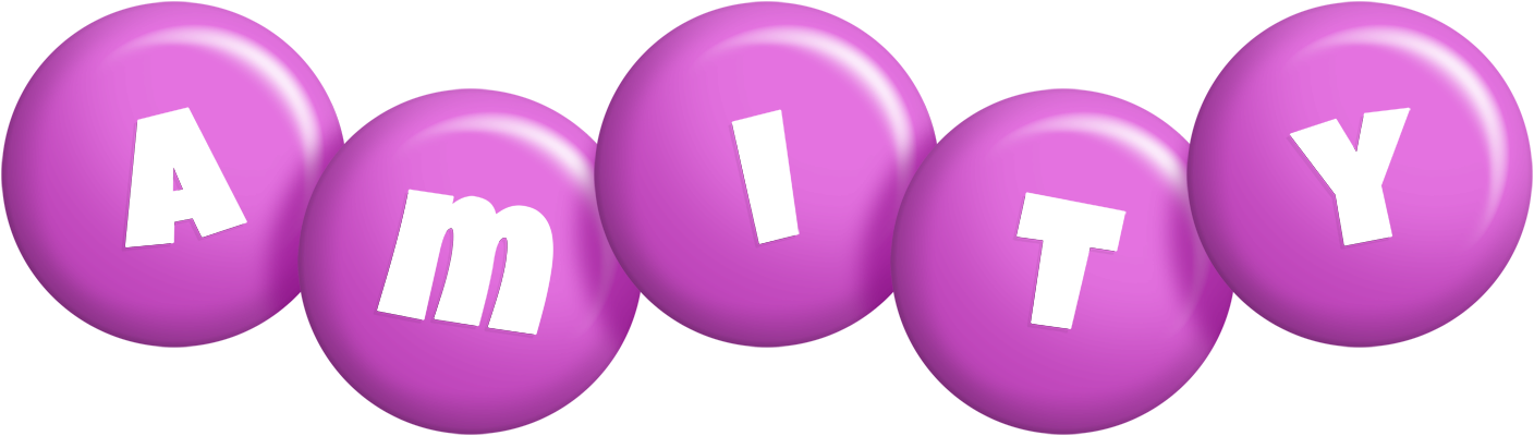 Amity candy-purple logo