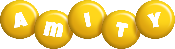 Amity candy-yellow logo