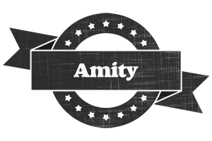 Amity grunge logo