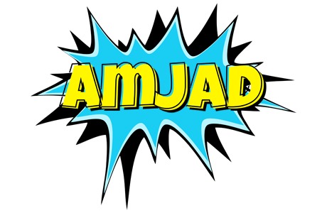 Amjad amazing logo