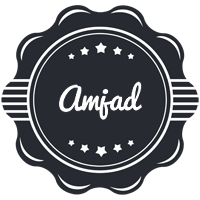 Amjad badge logo