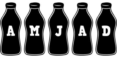 Amjad bottle logo