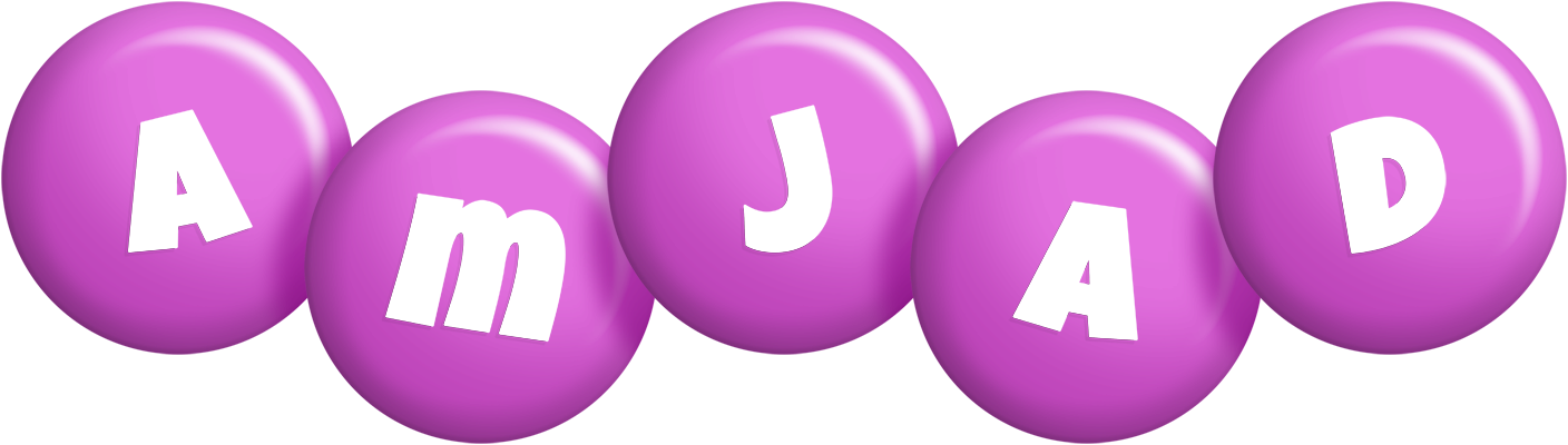 Amjad candy-purple logo