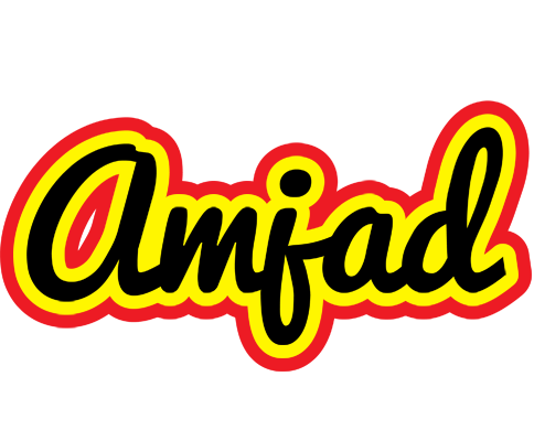 Amjad flaming logo