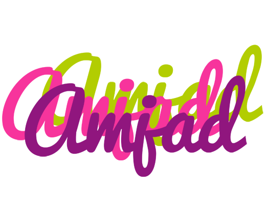 Amjad flowers logo