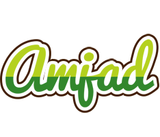 Amjad golfing logo