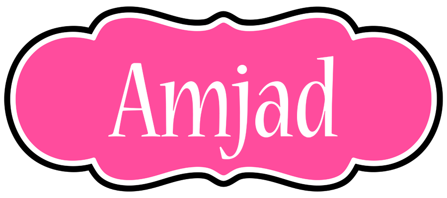 Amjad invitation logo