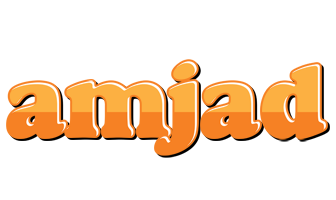 Amjad orange logo