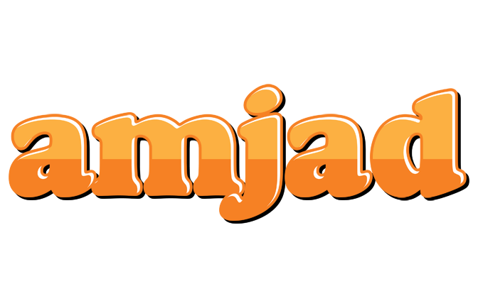 Amjad orange logo