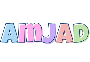 Amjad pastel logo