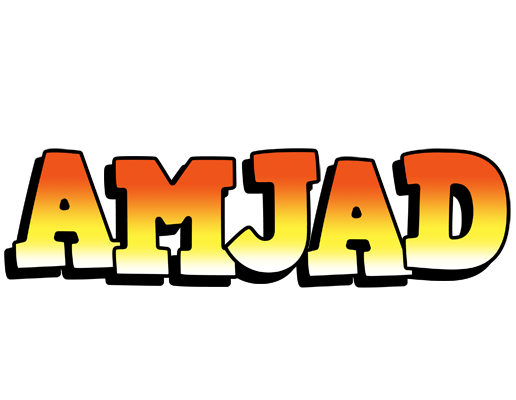 Amjad sunset logo