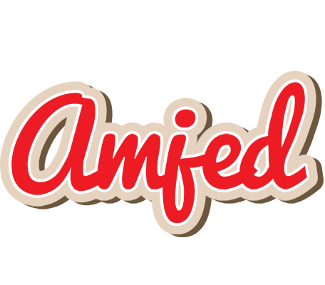 Amjed chocolate logo