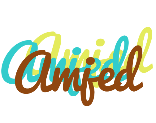 Amjed cupcake logo