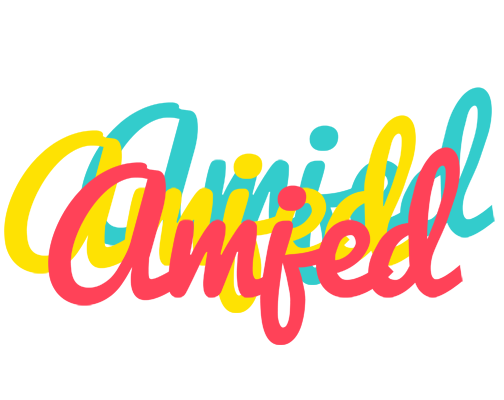 Amjed disco logo