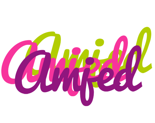 Amjed flowers logo