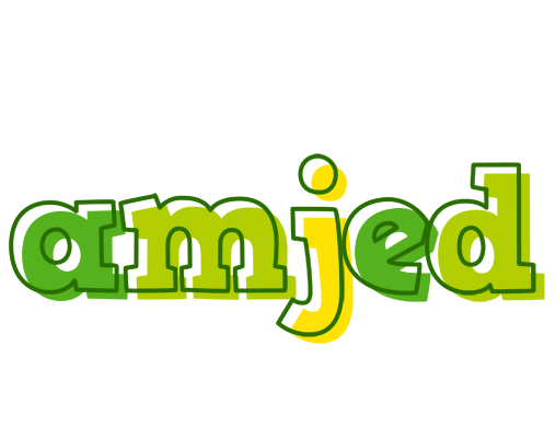 Amjed juice logo