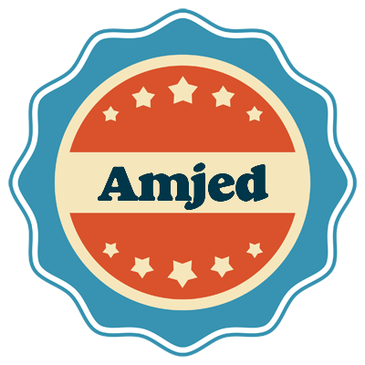 Amjed labels logo