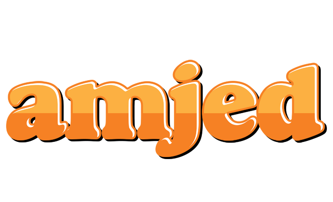 Amjed orange logo