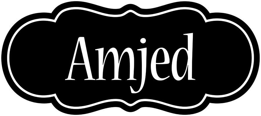 Amjed welcome logo