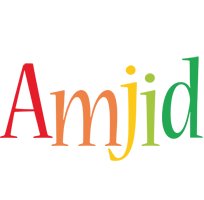 Amjid birthday logo