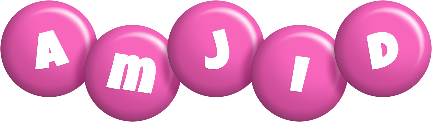 Amjid candy-pink logo