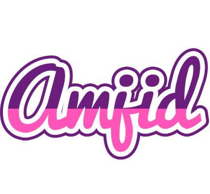 Amjid cheerful logo