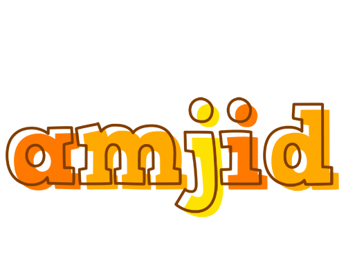 Amjid desert logo
