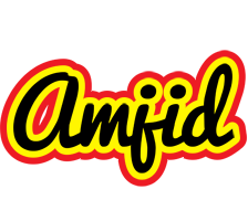 Amjid flaming logo