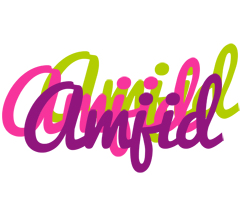 Amjid flowers logo