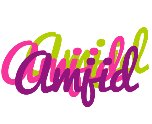 Amjid flowers logo