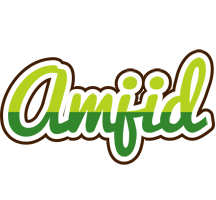 Amjid golfing logo