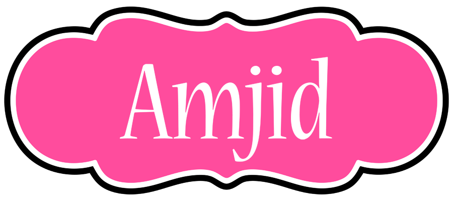 Amjid invitation logo