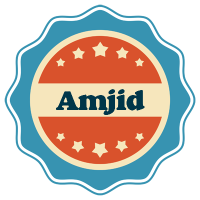 Amjid labels logo