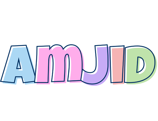Amjid pastel logo