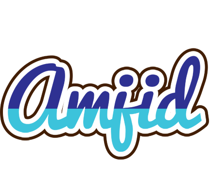 Amjid raining logo