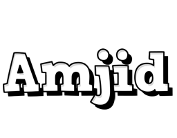 Amjid snowing logo