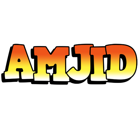 Amjid sunset logo