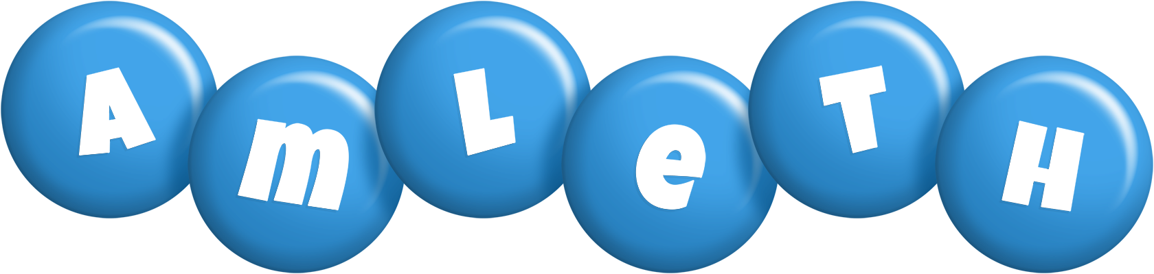 Amleth candy-blue logo