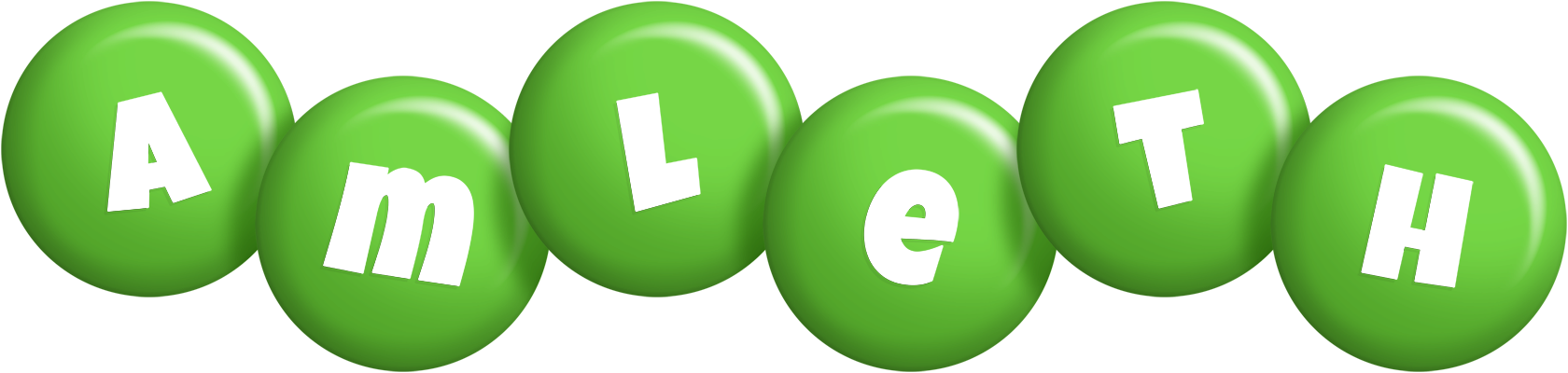 Amleth candy-green logo