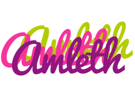 Amleth flowers logo