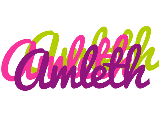Amleth flowers logo
