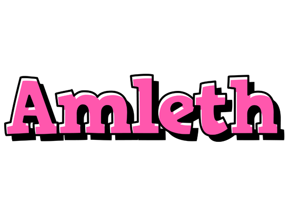 Amleth girlish logo