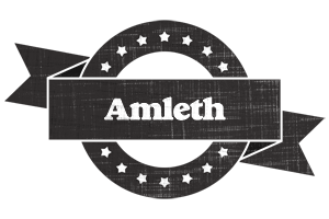 Amleth grunge logo