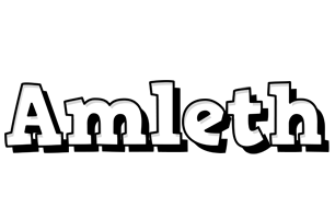 Amleth snowing logo