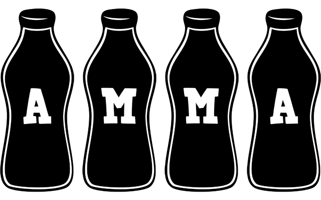 Amma bottle logo