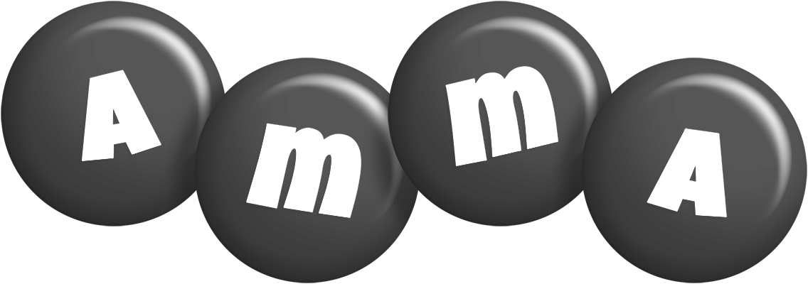Amma candy-black logo