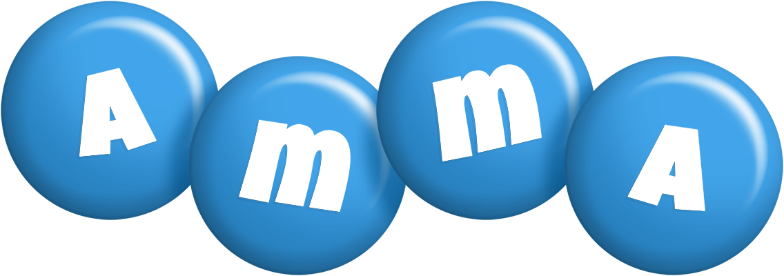 Amma candy-blue logo