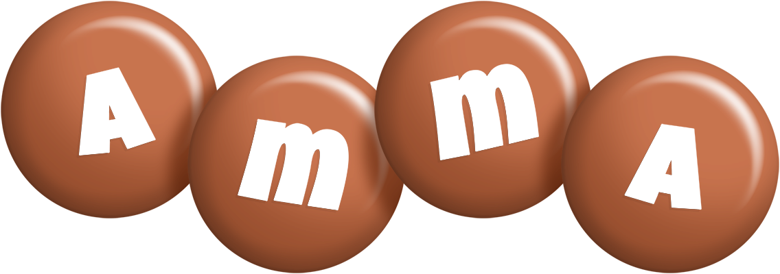 Amma candy-brown logo