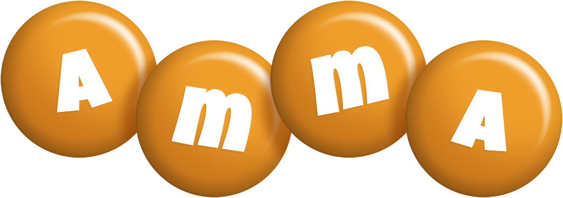 Amma candy-orange logo