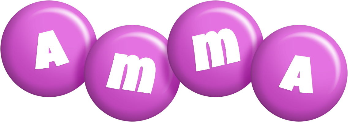 Amma candy-purple logo